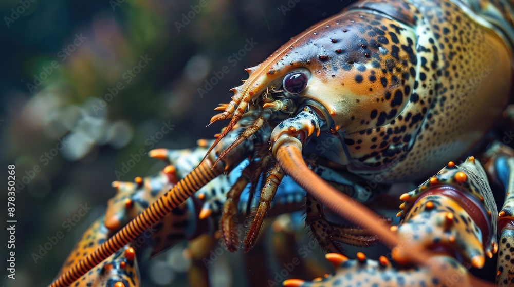 Close-up of a lobster's claws Close-up of a lobster's claws