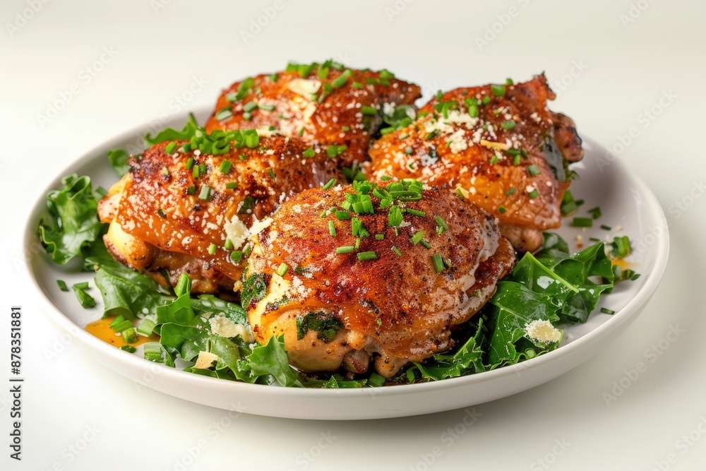 Savory Deviled Chicken Thighs with Fresh Chives and Paprika Savory Deviled Chicken Thighs with Fresh Chives and Paprika