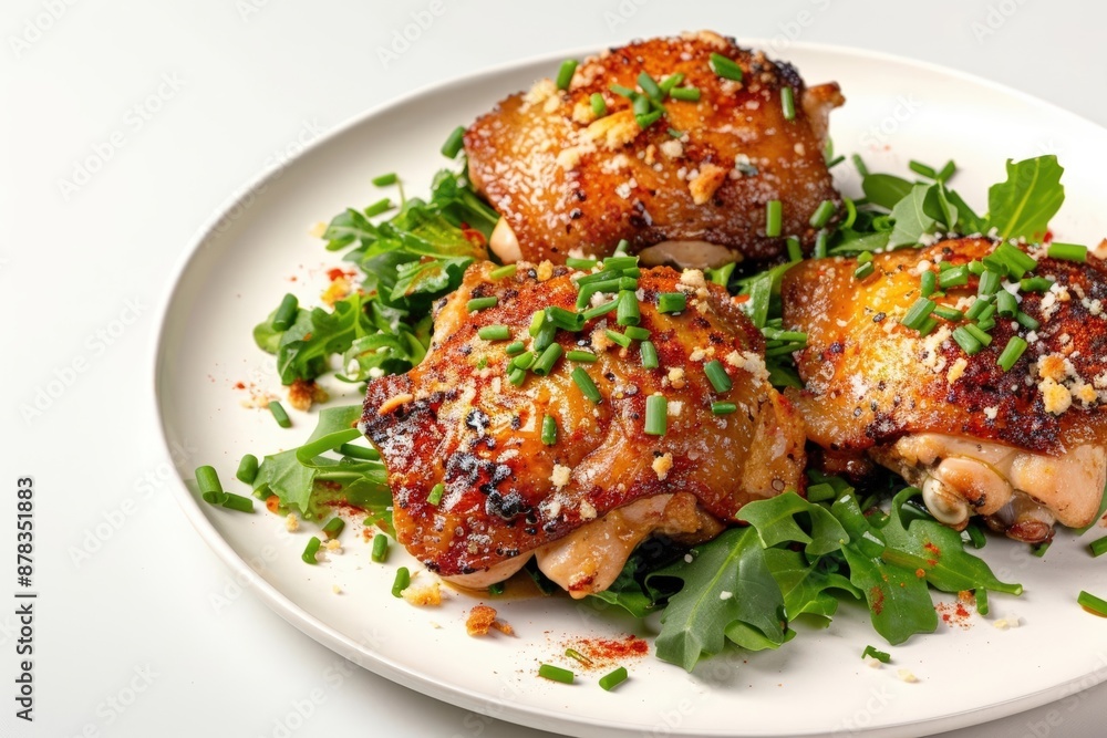 Cayenne Pepper and Garlic Infused Roasted Chicken Thighs Cayenne Pepper and Garlic Infused Roasted Chicken Thighs