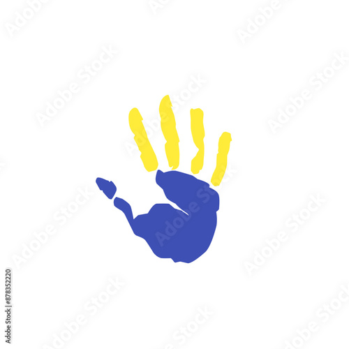 world down syndrome day hand print