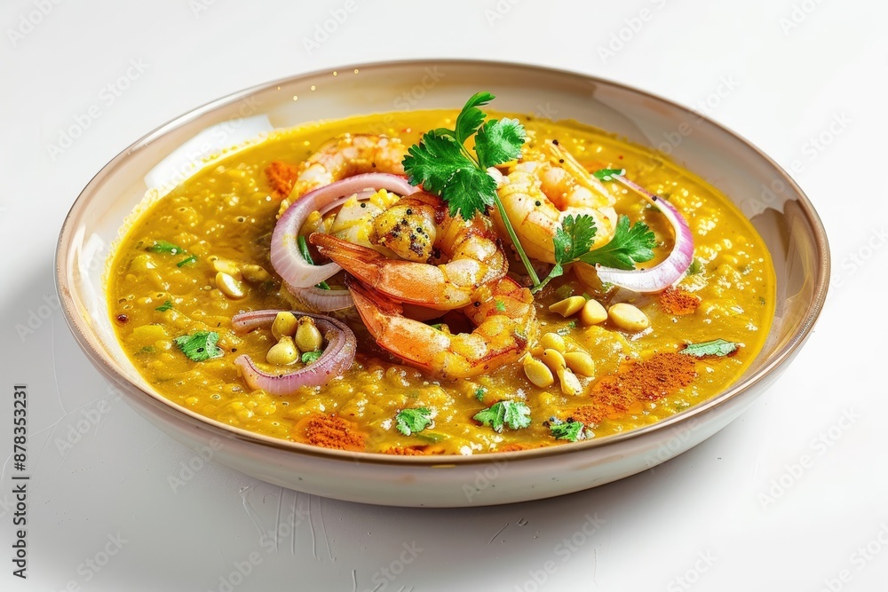 Stunning Dhan Dar Patia with Succulent Shrimp and Rich Turmeric Stunning Dhan Dar Patia with Succulent Shrimp and Rich Turmeric