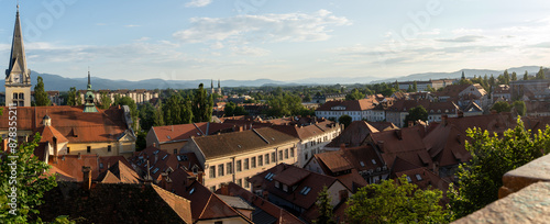 View from castle hill (Ljubjana, Slovenia)