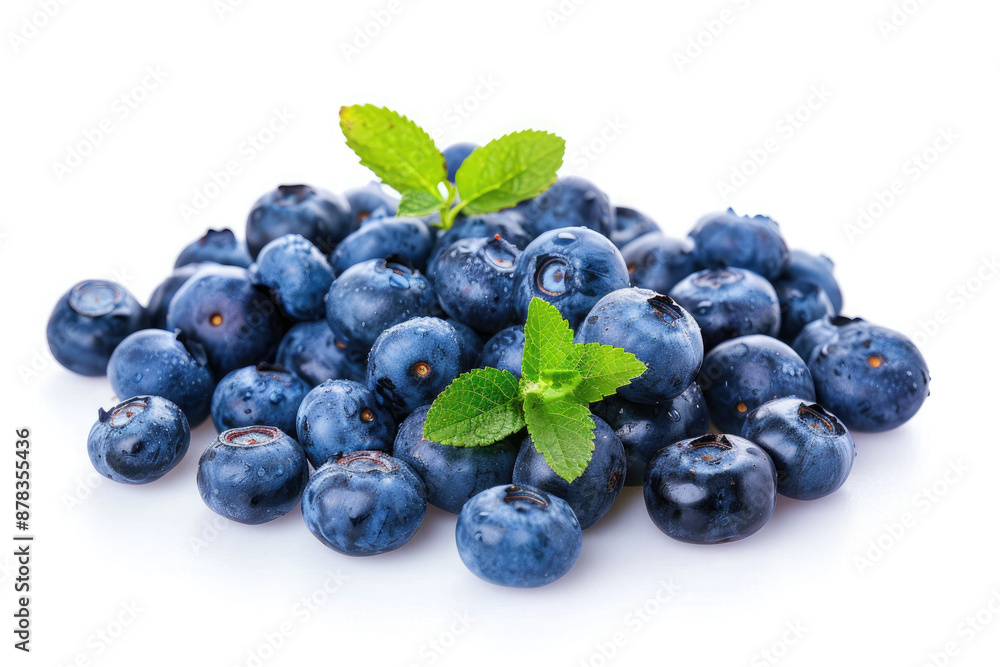 Blueberries isolated on white background close up. Healthy food concept Blueberries isolated on white background close up. Healthy food concept