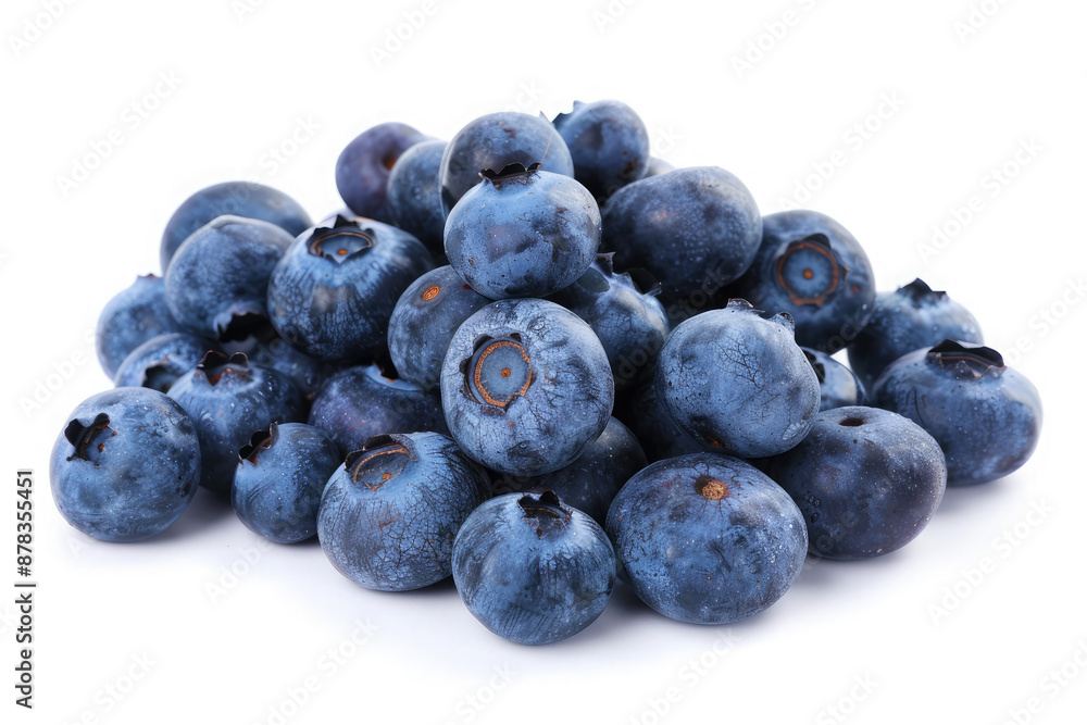 Blueberries isolated on white background close up. Healthy food concept Blueberries isolated on white background close up. Healthy food concept