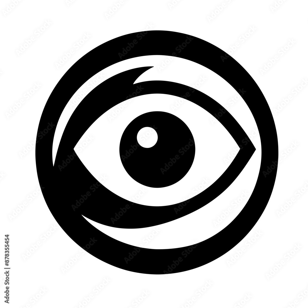 design artistic eye black and white vector design artistic eye black and white vector