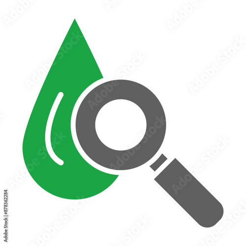 Hematology Glyph Two Color Icon