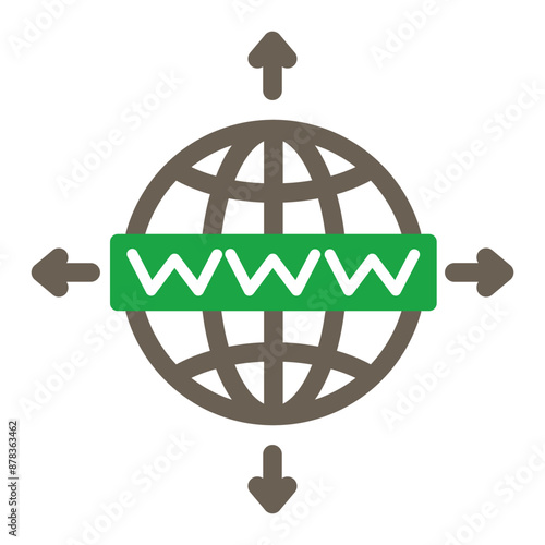 Browsing Glyph Two Color Icon