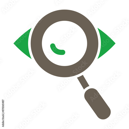 Private Detective Glyph Two Color Icon