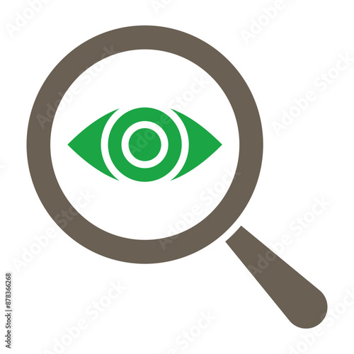 Observe Glyph Two Color Icon