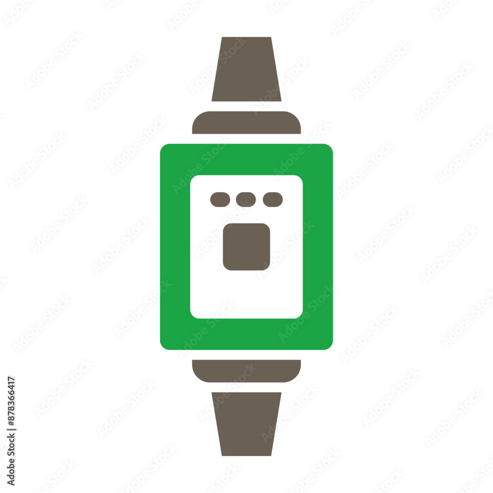 Smart Watch Glyph Two Color Icon Smart Watch Glyph Two Color Icon