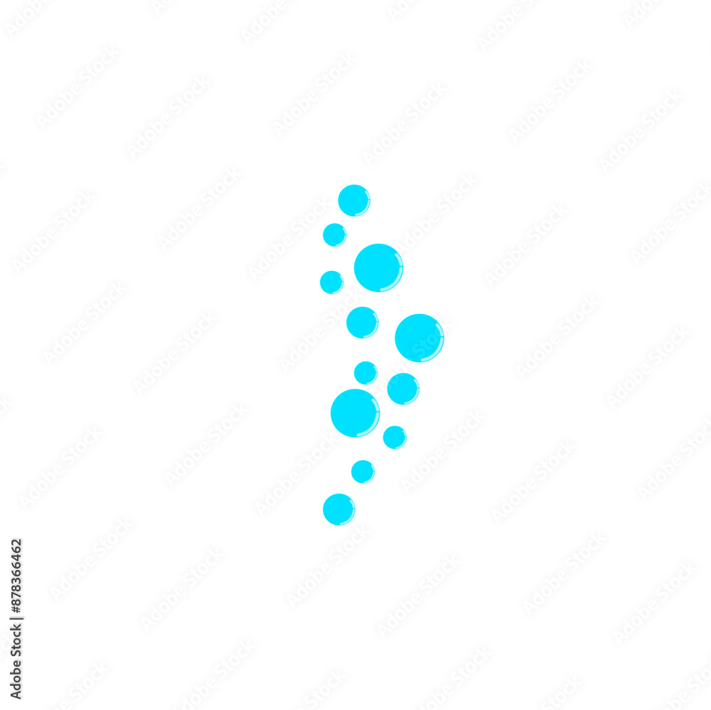 Underwater Bubble Illustration Underwater Bubble Illustration