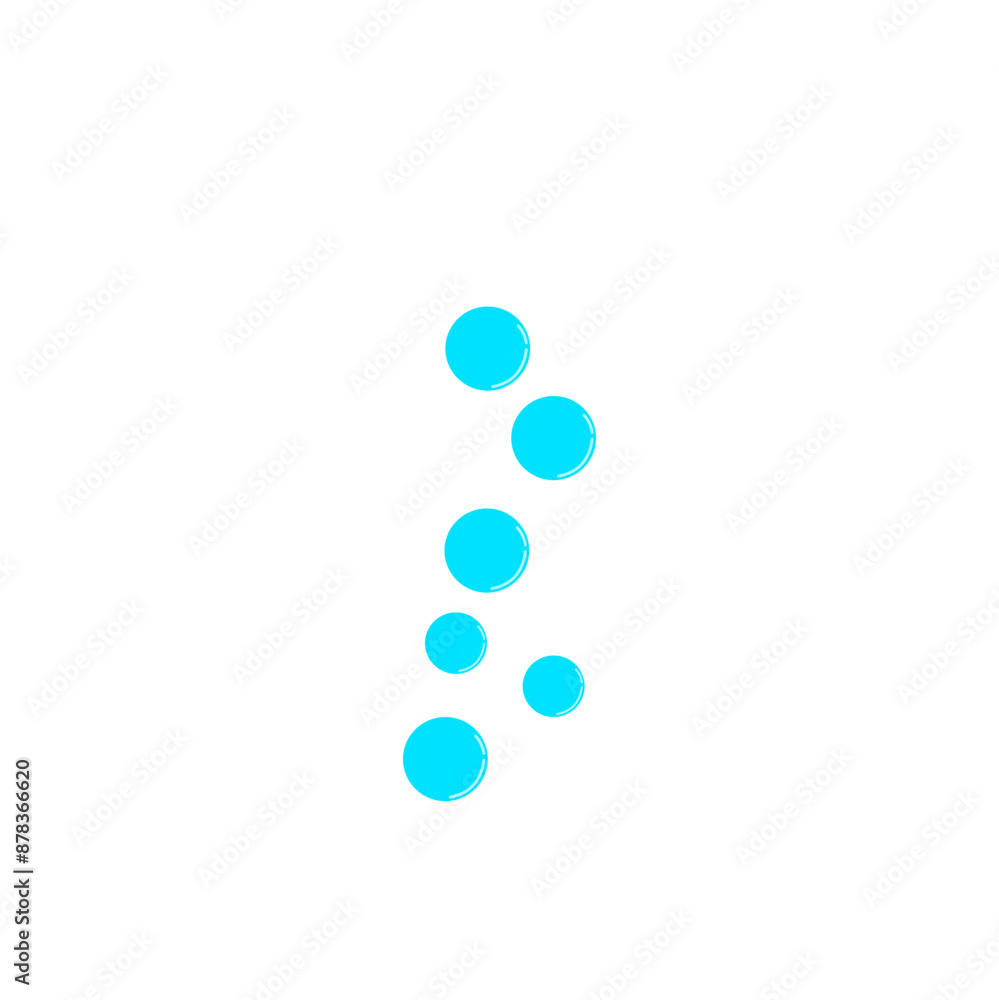 Underwater Bubble Illustration Underwater Bubble Illustration
