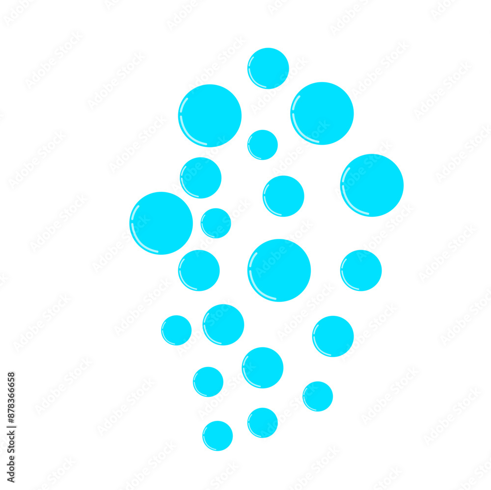 Underwater Bubble Illustration Underwater Bubble Illustration