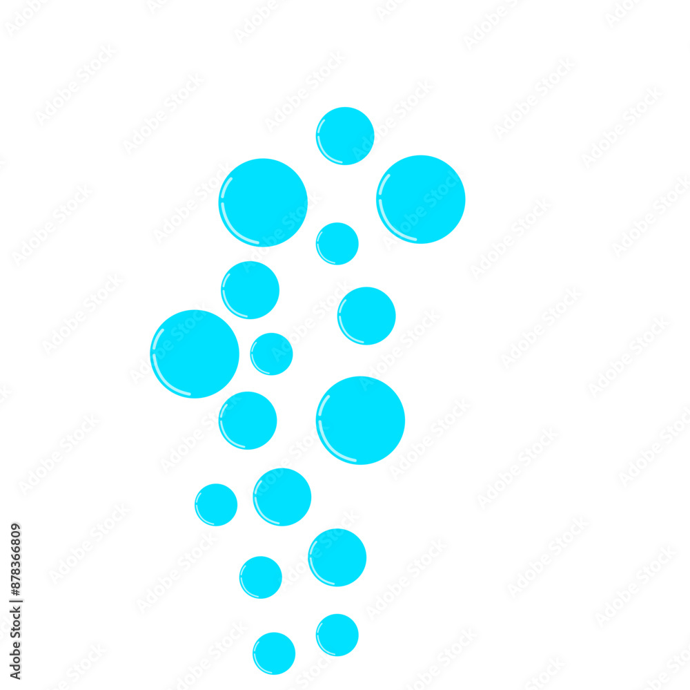 Underwater Bubble Illustration Underwater Bubble Illustration