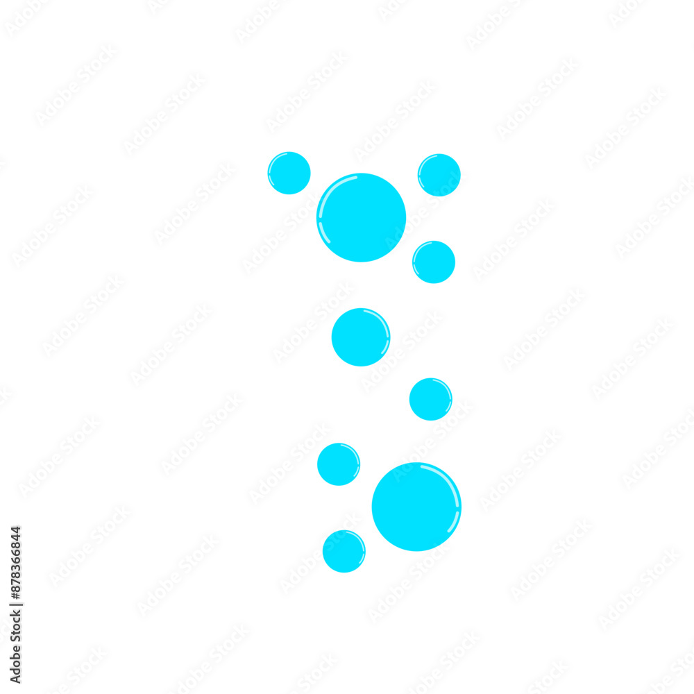 Underwater Bubble Illustration Underwater Bubble Illustration