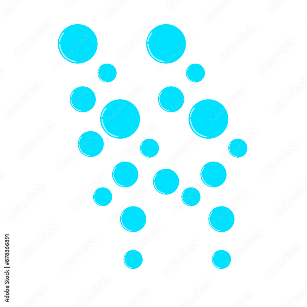 Underwater Bubble Illustration Underwater Bubble Illustration