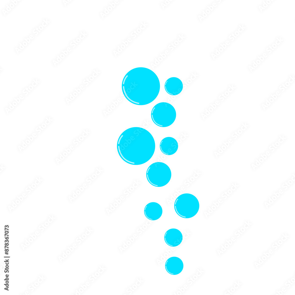Underwater Bubble Illustration Underwater Bubble Illustration