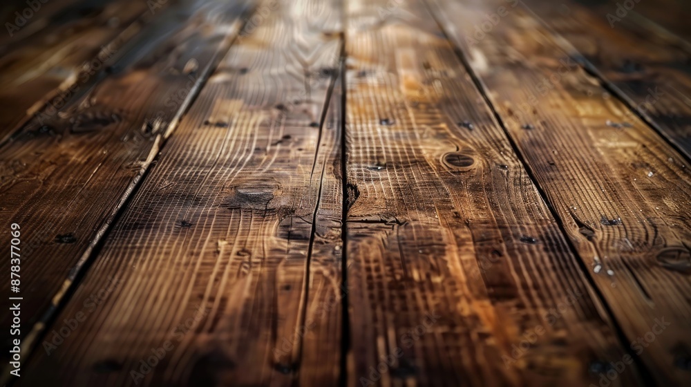 Aged wooden table background Aged wooden table background