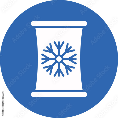 Cold Pack glyph circle icon