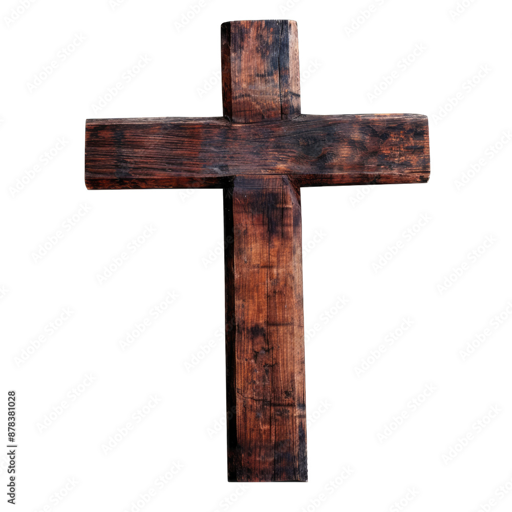 christian cross on white background christian cross on white background