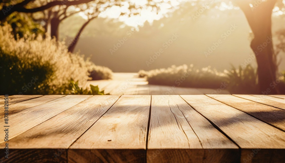Spring beautiful background, wooden table, nature, warm sunlight, outdoor garden, greenary, flowering branches. Spring beautiful background, wooden table, nature, warm sunlight, outdoor garden, greenary, flowering branches.