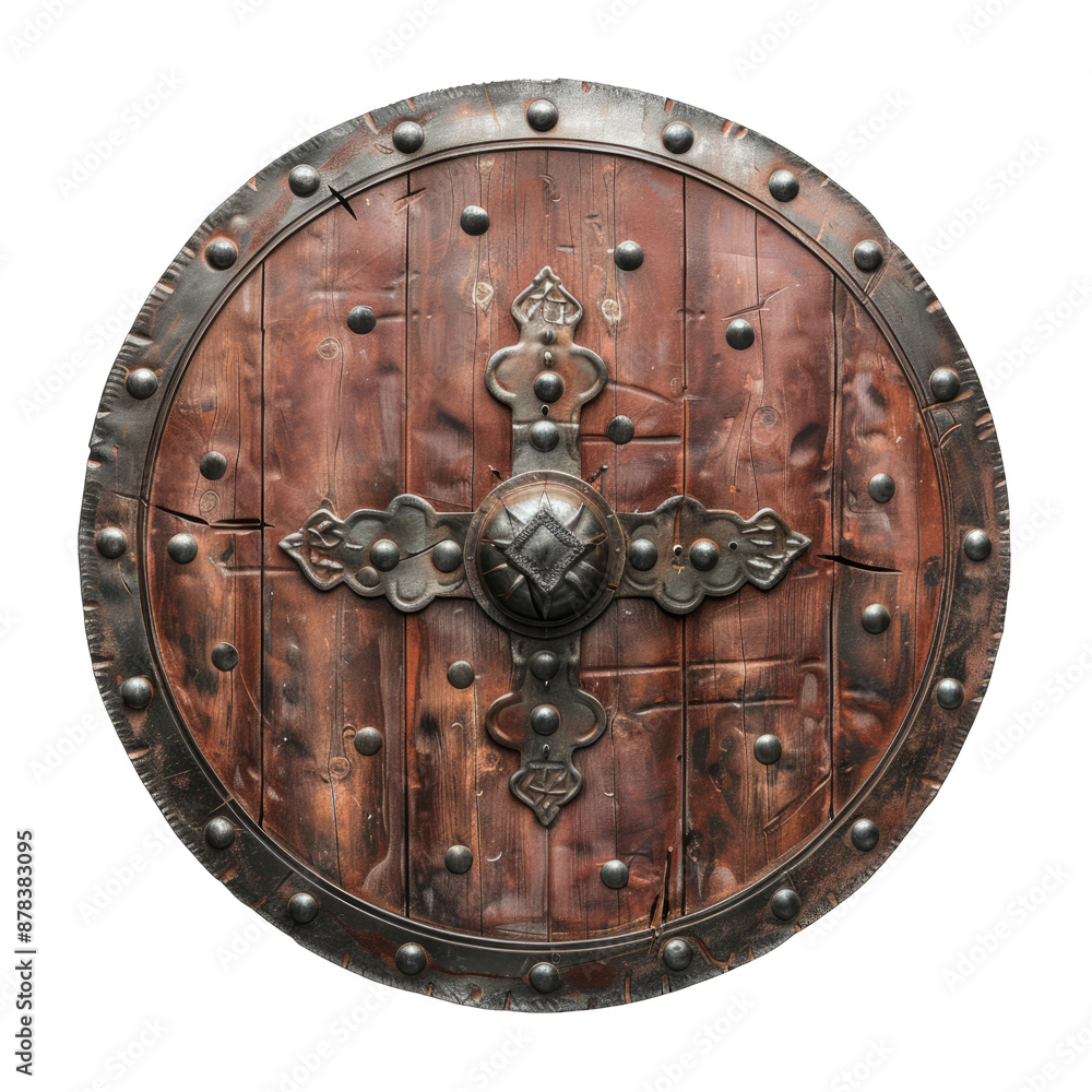 medieval shield isolated on white background medieval shield isolated on white background