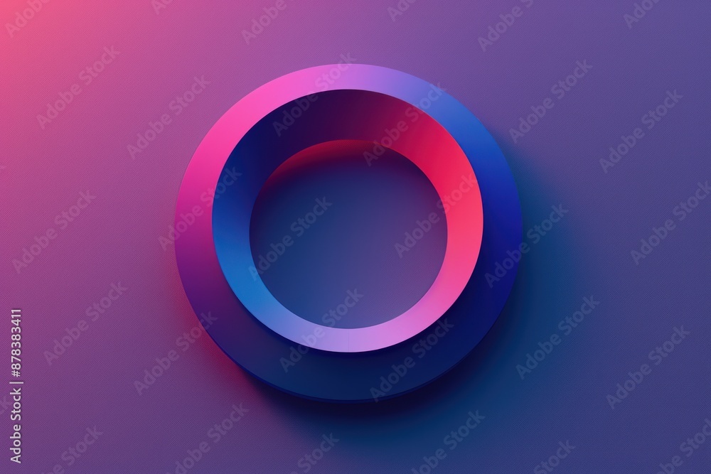 Abstract Neon Circle Design Abstract Neon Circle Design