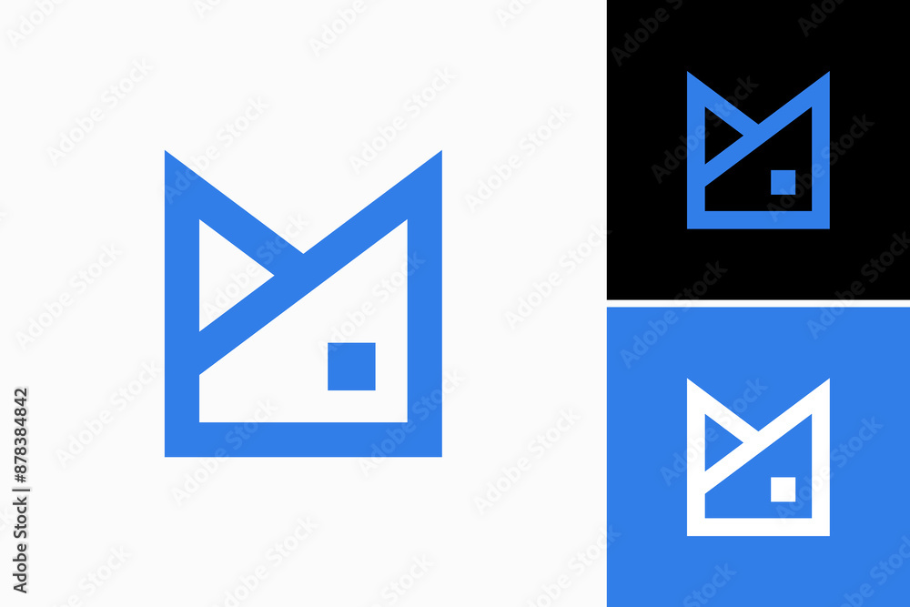 M Building Vector Logo Premium M Building Vector Logo Premium