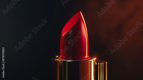 red lipstick