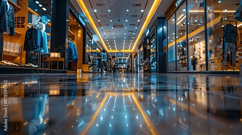 Reflective Floor in a Modern Shopping Mall © MINHOO
