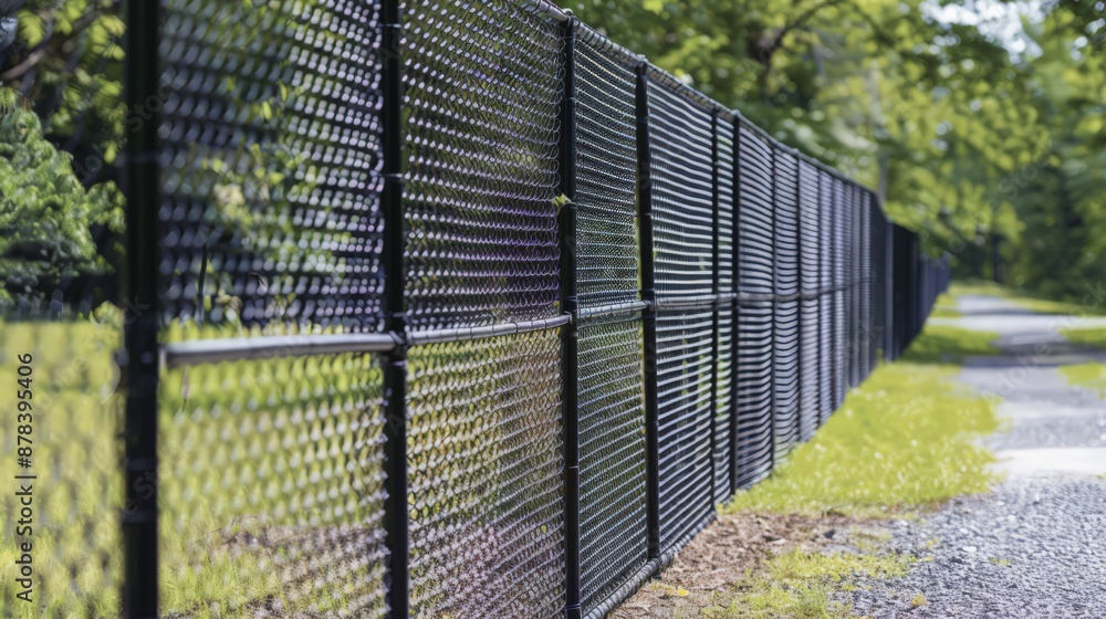 Custom-designed chain link fences include specialized gates, access controls, Custom-designed chain link fences include specialized gates, access controls,