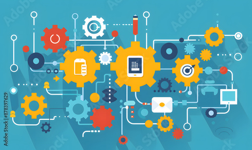 Wallpaper Mural business and idea thinking concept. Torontodigital.ca