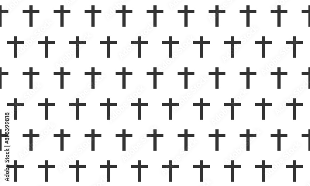 Cross pattern seamless. Vector Illustration