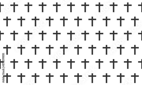 Cross pattern seamless. Vector Illustration