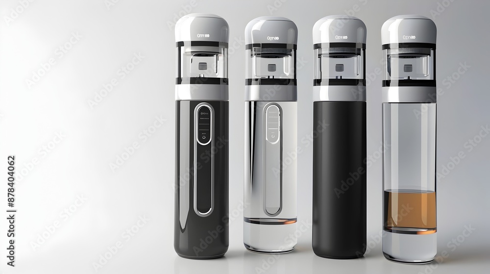 Innovative High-Tech Water Bottle with Integrated Purifier and LED Display for and Health Innovative High-Tech Water Bottle with Integrated Purifier and LED Display for and Health
