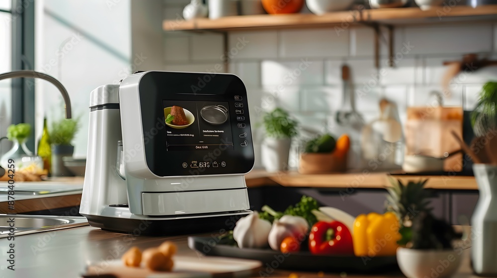 Multi-Functional Cooking Appliance with Intuitive Touchscreen Controls for Modern Smart Kitchen Multi-Functional Cooking Appliance with Intuitive Touchscreen Controls for Modern Smart Kitchen