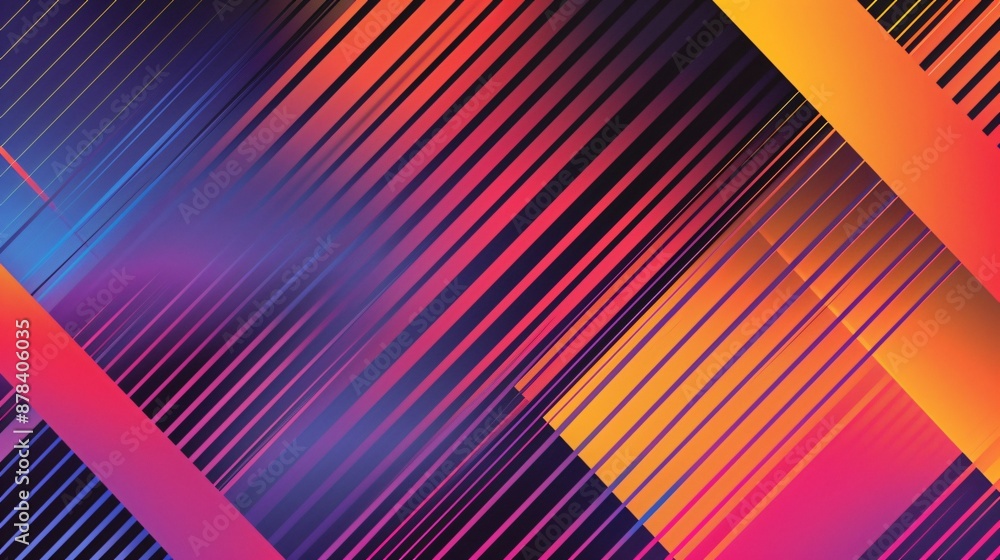 Bold stripe patterns with smooth gradient transitions, creating a dynamic visual effect Bold stripe patterns with smooth gradient transitions, creating a dynamic visual effect