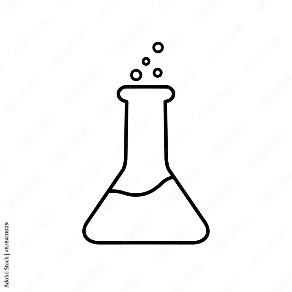 flask - lab icon vector design template flask - lab icon vector design template