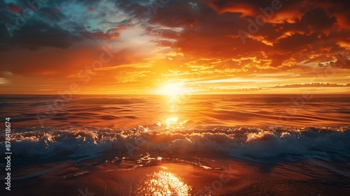 Golden Sunset in Ultra HD 4K Photo © Love Allah