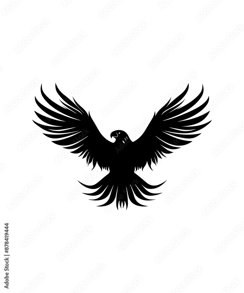 Obraz premium Best black and bold Eagle Silhouettes Images