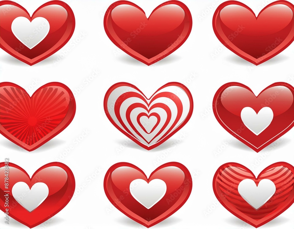 pattern with hearts pattern with hearts
