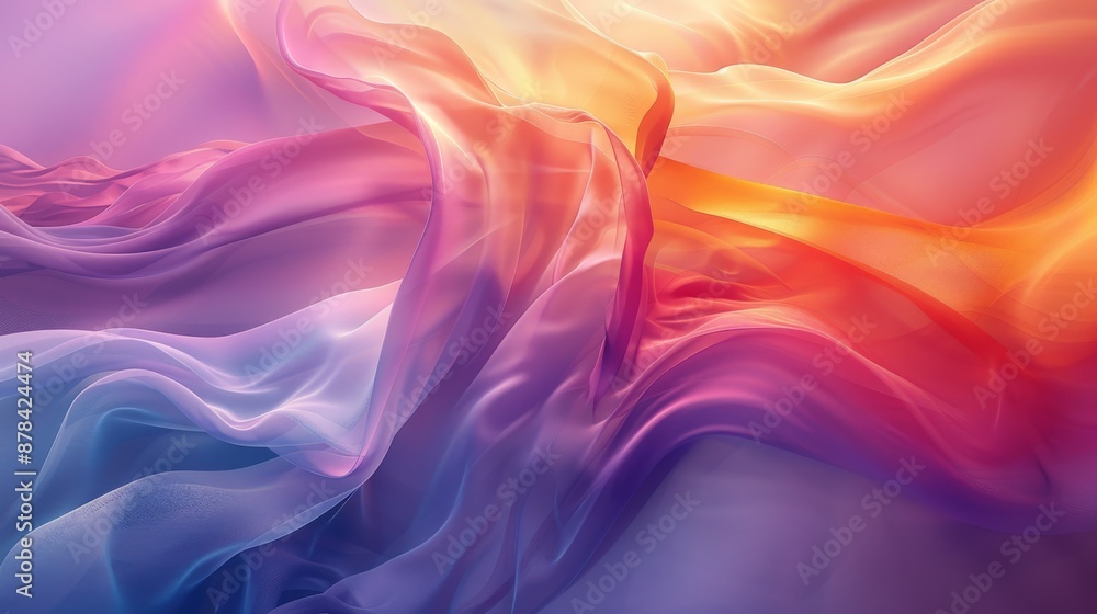 Purple and red silk fabric background - soft, elegant and delicate. Purple and red silk fabric background - soft, elegant and delicate.
