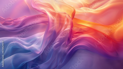 Wallpaper Mural Purple and red silk fabric background - soft, elegant and delicate. Torontodigital.ca