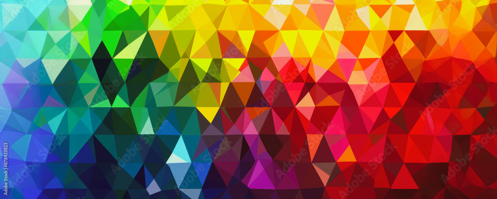 Abstract colorful triangle pattern background Abstract colorful triangle pattern background