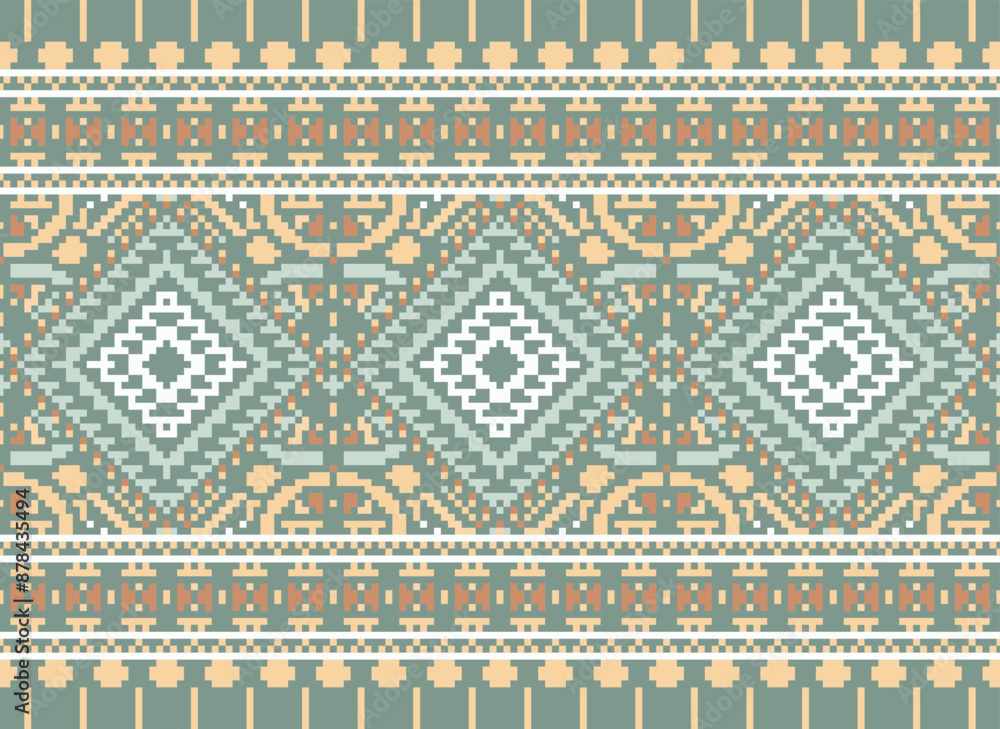 Beautiful floral seamless pattern. Tribal background. Aztec style, vector, illustration. design for texture,fabric,clothing,wrapping,print,decoration,carpet.geometric Beautiful floral seamless pattern. Tribal background. Aztec style, vector, illustration. design for texture,fabric,clothing,wrapping,print,decoration,carpet.geometric