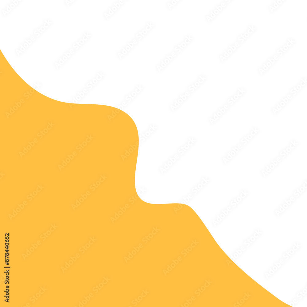 Yellow template divider shape Yellow template divider shape