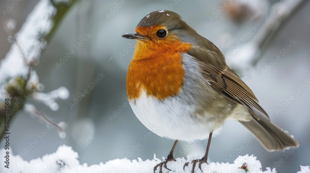 The Robin has become part of the Christmas brand and is widely seen as the bird typifying the season in Europe They are a confident garden bird and will readily come to humans for food The Robin has become part of the Christmas brand and is widely seen as the bird typifying the season in Europe They are a confident garden bird and will readily come to humans for food