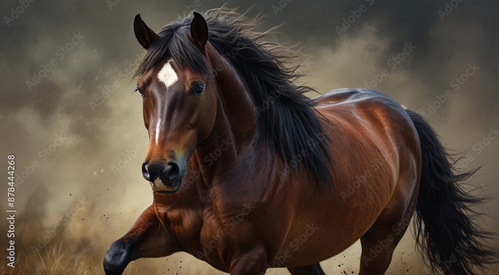 Obraz premium horse painting