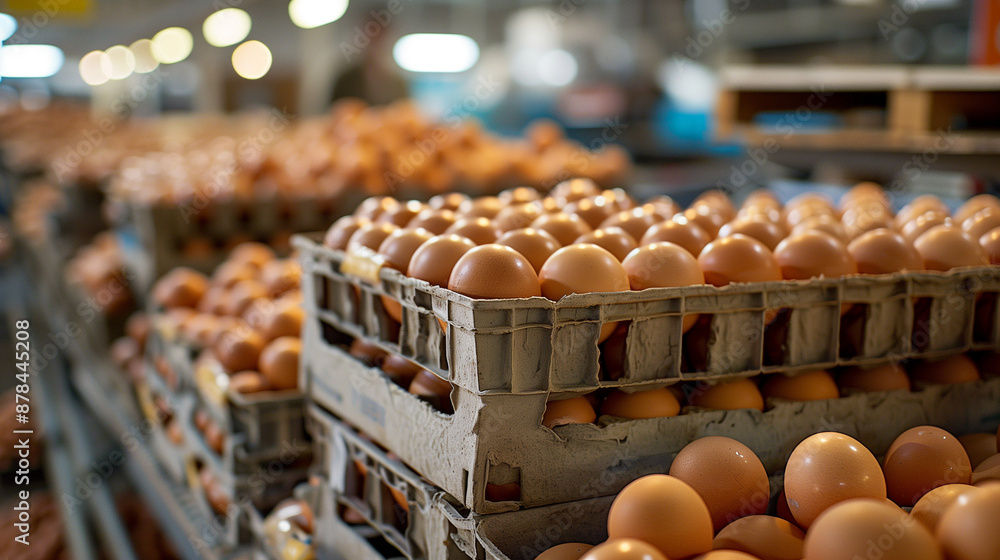 eggs at a poultry farm eggs at a poultry farm