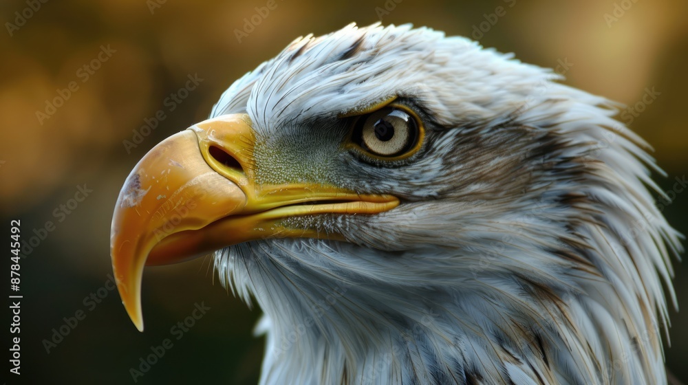 Close-up of a bald eagle's beak Close-up of a bald eagle's beak